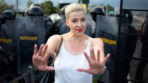 Maria Kolesnikova: Prominent Belarus opposition leader detained on ...