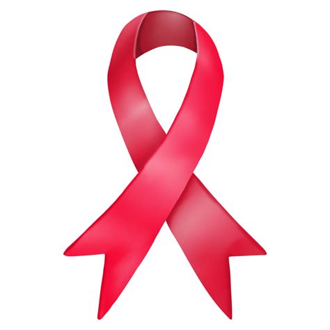 Red ribbon HIV, World AIDS day, Digital painting 11026813 PNG