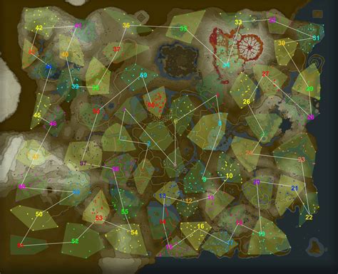 Zelda breath of the wild korok seeds interactive map - gevsa