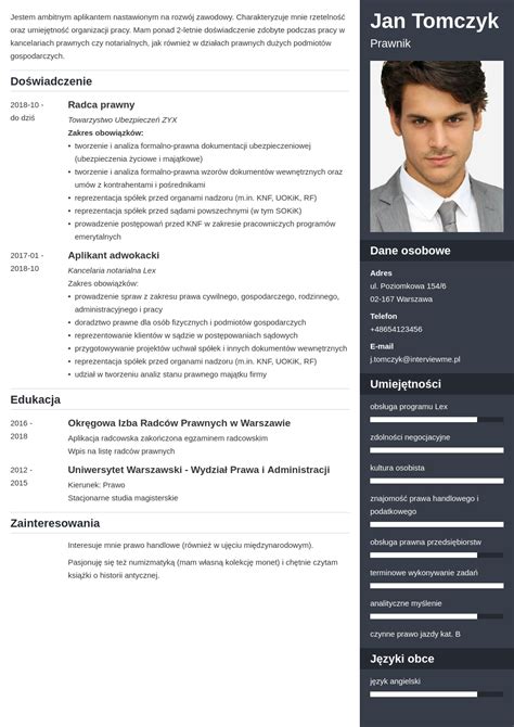 Cv Jak Napisac Skuteczne Cv Typowe Bledy W Cv Template Enfold Artofit