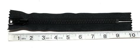 Ykk Size Black Heavy Duty Metal Close End Inch Zippers Made In