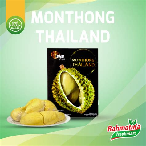 Jual Durian Monthong Thailand Buah Duren Montong Kupas 450 Gram