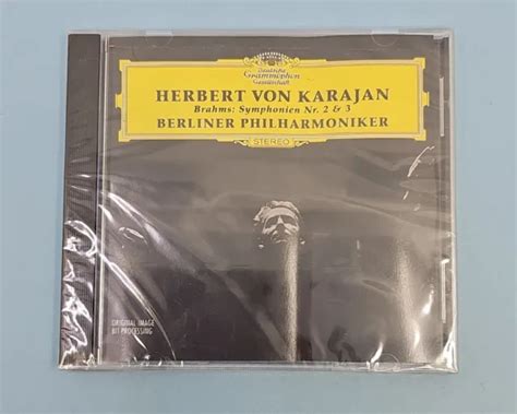 HERBERT VON KARAJAN Brahms Symphonies Nos 2 3 CD De L Orchestre