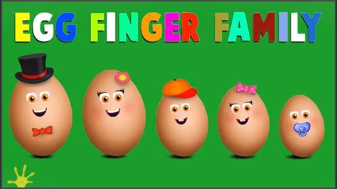 Learn colors finger family with egg finger nursery rhymes egg finger ...