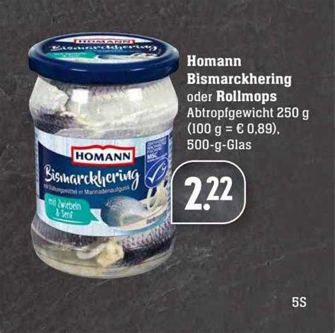 Homann Bismarckhering Oder Rollmops Angebot Bei Scheck In Center