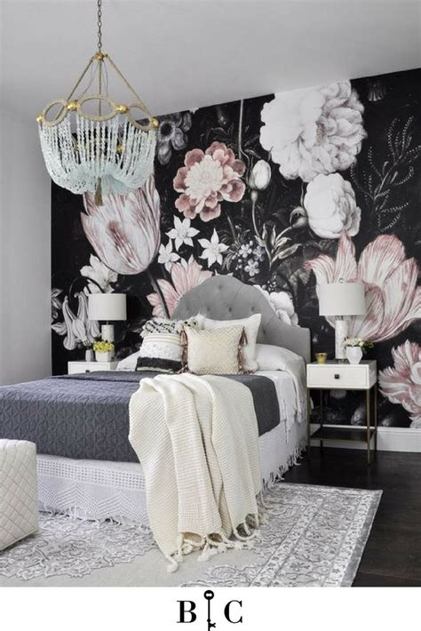 Love this floral wallpaper, would you add such a bold accent wall to ...