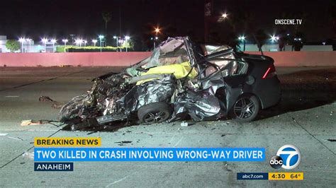 2 Killed In Fiery Wrong Way Crash On Sb 5 Freeway In Anaheim