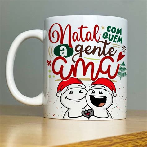 Caneca Natal Quem A Gente Ama Elo Produtos Especiais