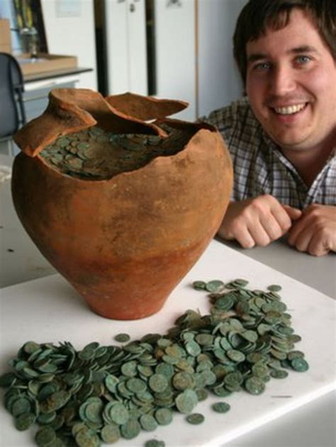 Hoard Of Roman Coins Declared Treasure In Shrewsbury Bbc News