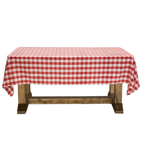 Lann S Linens X Premium Checkered Tablecloth Rectangular