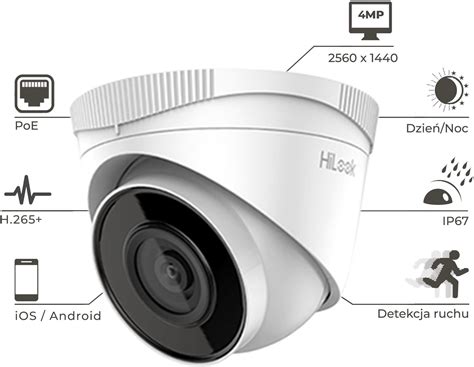 Kamera przemysłowa Kamera do monitoringu IP Hikvision IPCAM T5 4Mpx