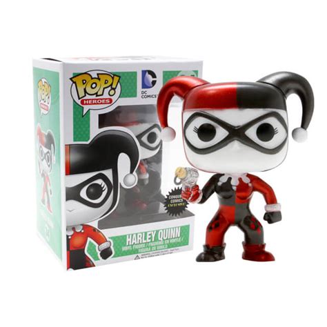 Funko Harley Quinn Metallic Pop Vinyl Pop In A Box Uk