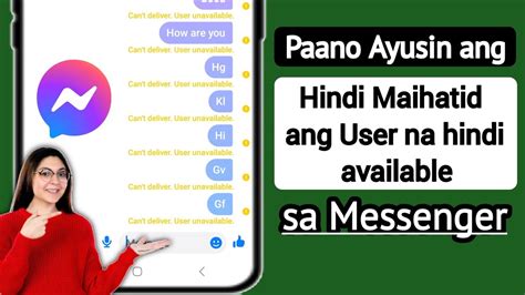 Paano Ayusin Ang Hindi Maghatid Ng User Na Hindi Available Sa Problema