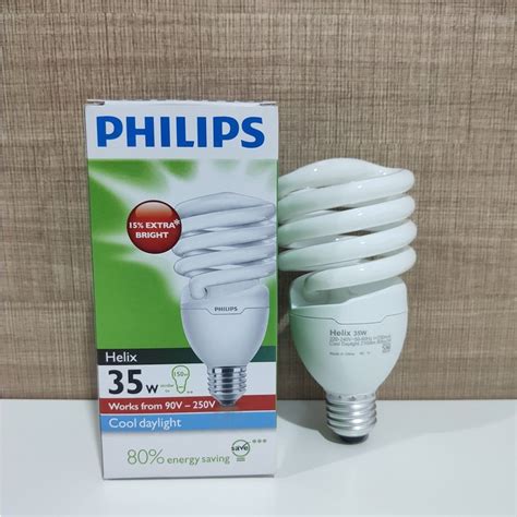 Jual Philips Helix Tornado W Putih Cool Daylight Shopee Indonesia