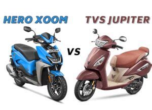 Hero Xoom Vs TVS Jupiter Comparison 110 Cc Scooter Comparison