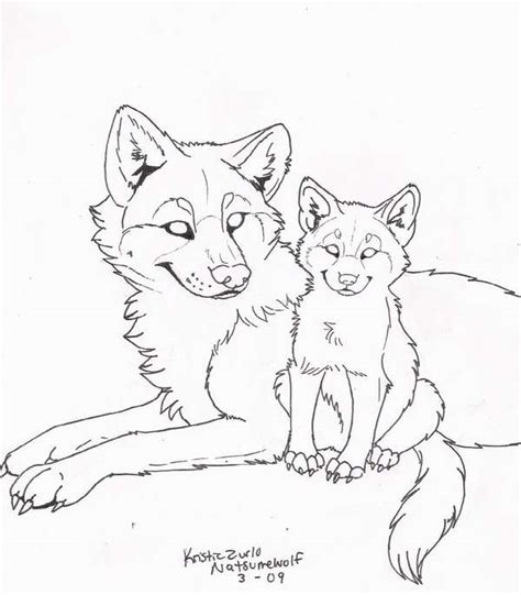 Wolf Pup Sketch at PaintingValley.com | Explore collection of Wolf Pup ...