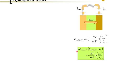 Fuel Cell 07 06 Electrode Kinetics Voltage Losses Internal Leak