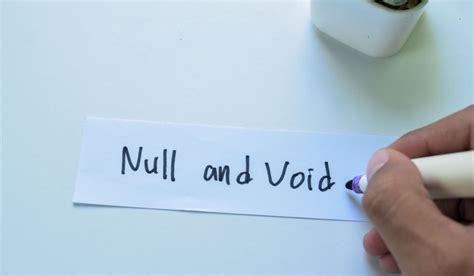 Null And Void Contract Everything You Should Know