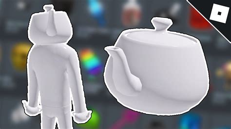 Free Item How To Get The Teapot Head Bundle Roblox Youtube