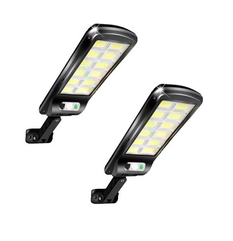 Kit Lampara Solar Led Eo Safe Imports Esi Color Negro Pared Sensor