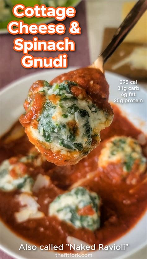 Spinach Cottage Cheese Gnudi Naked Ravioli Fast Easy Vegetarian