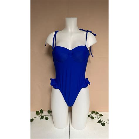 One Piece Padded Swimsuit Bikini Actual Photos Shopee Philippines
