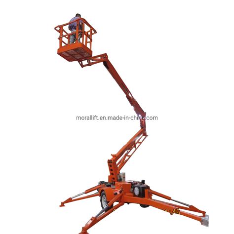 Trailer Mounted Articulated Self Propelled Towable Boom Lift China