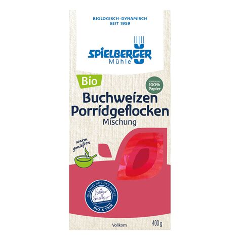 Spielberger Mühle Buchweizen Porridgeflocken Mischung kba 400 g