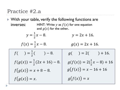 Ppt Inverses Of Functions Part 3 Powerpoint Presentation Free