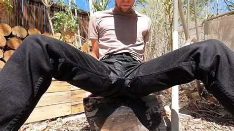 Pissing A Pair Of New Black Jeans Gay Porn Feat Lapetus By FapHouse XHamster