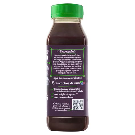 Suco Special Blend Uva Natural One Ambiente Garrafa 300ml Mercadão Verde