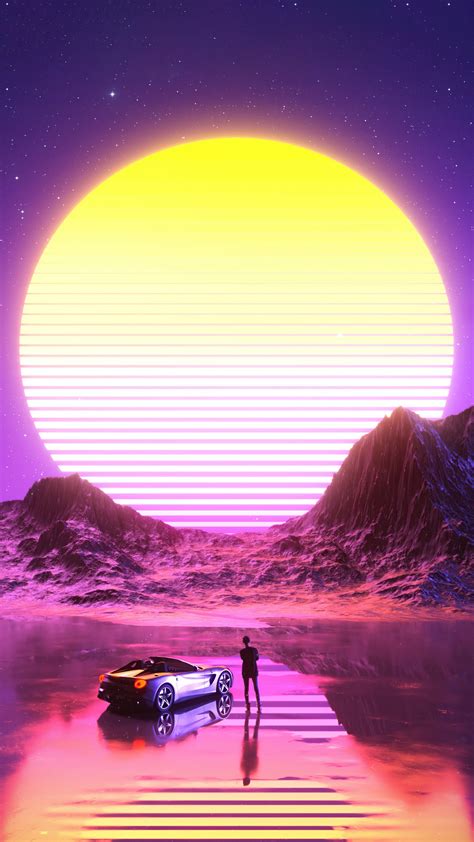 Artist Artwork Digital Art Hd 4k Synthwave Behance HD Phone