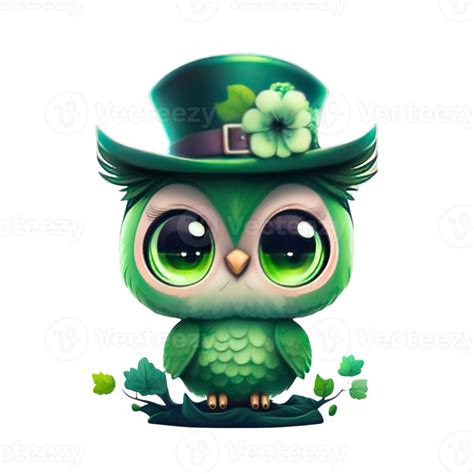 Cute Owl St Patricks Day 23475904 Png