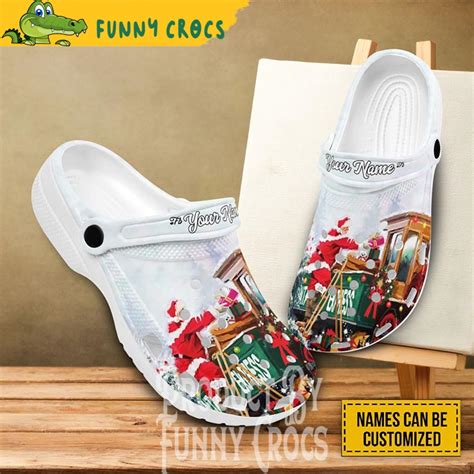 Customized Christmas Water Santa Claus Crocs Shoes - Discover Comfort ...