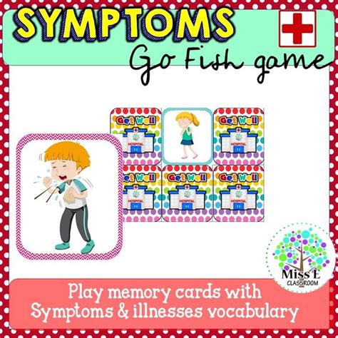 Doctors Symptoms And Illnesses Memory Card Game Cards Card Games