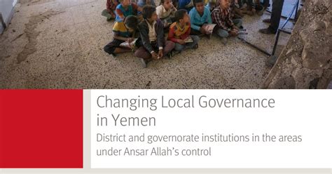 Changing Local Governance In Yemen Berghof Foundation