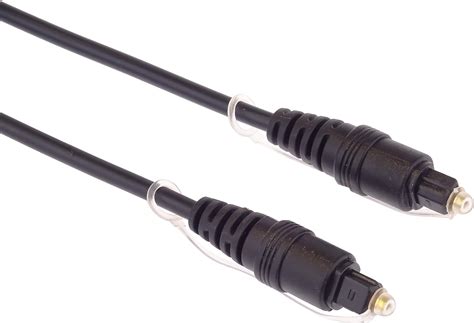 Amazon Basics Cable óptico de audio digital Toslink 1 m para