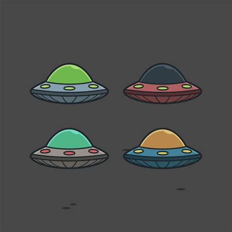 Free 2D UFO Sprites - Royalty Free 2D Game assets | TokeGameArt