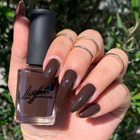 40 Cool Brown Nail Designs To Try In Fall The Glossychic Brown