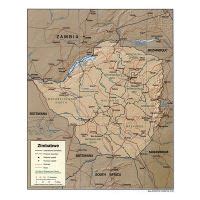 Large detailed administrative divisions map of Southern Rhodesia (Zimbabwe) - 1969 | Zimbabwe ...