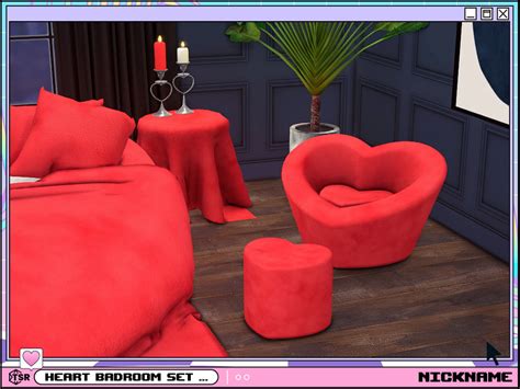 The Sims Resource Heart Badroom Set