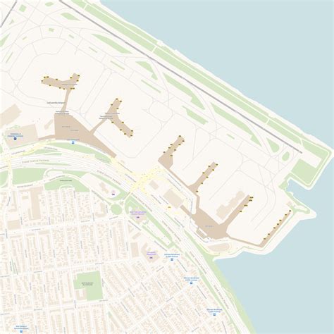La Guardia airport map | New York (LGA) terminal overview | Airport
