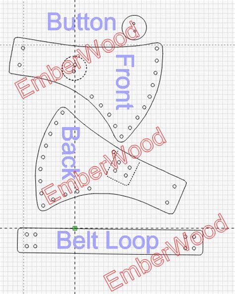 Axe Sheath Template - Etsy