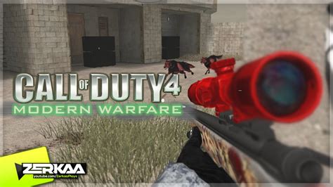 ZOMBIE MOD ON COD4 Call Of Duty 4 PC Part 1 YouTube