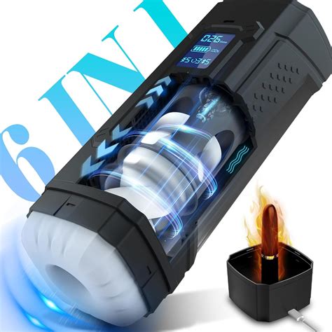 Amazon Automatic Male Masturbator Sex Toys For Men 6 In 1 Masturbators Stroker Thrusting