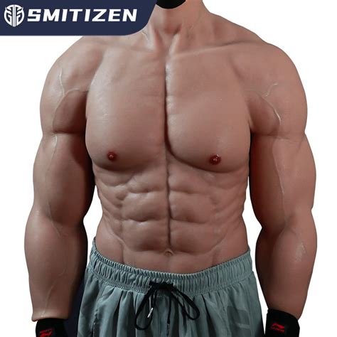 Smitizen Silicone Muscle Suit For Cosplayer With Arm Male Fake Chest