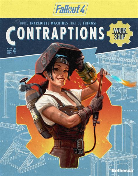 Fallout 4 DLC Contraptions Cover, Ray Lederer | Fallout, Fallout art ...