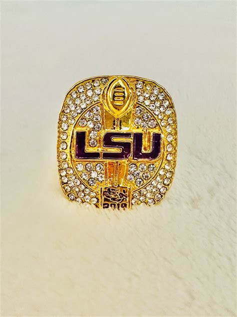 2019 Lsu Tigers National Championship Ring Us Ship Eb Sports Championship Rings