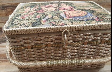 Vintage Singer Sewing Basket