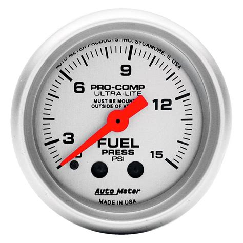 Auto Meter® 4313 Ultra Lite Series 2 116 Fuel Pressure Gauge With